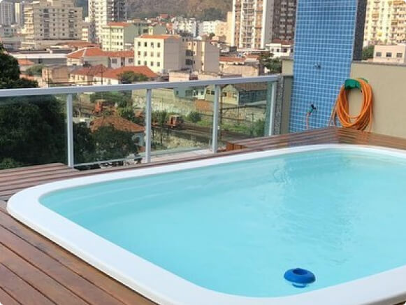 Projeto de deck para piscina